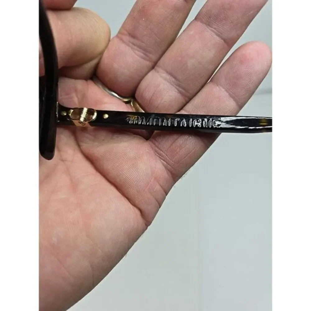 $390 DIOR 30Montaigne Mini SI Brown Rectangular Eyeglasses 50 18‎ 135 W A 4 1.1